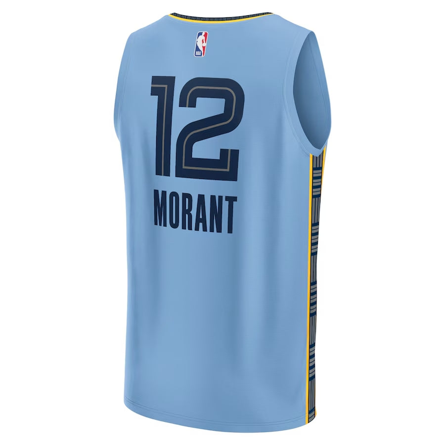 Memphis Grizzlies Morant Jersey back