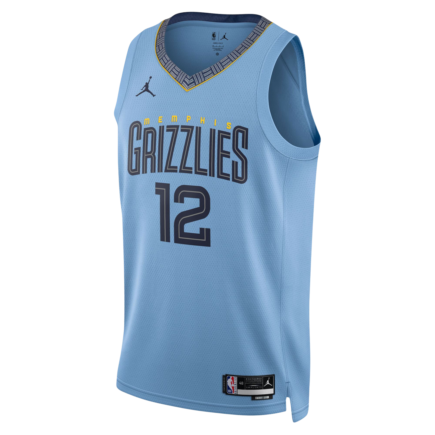 Memphis Grizzlies Blue Statement Jersey Ja Morant #12