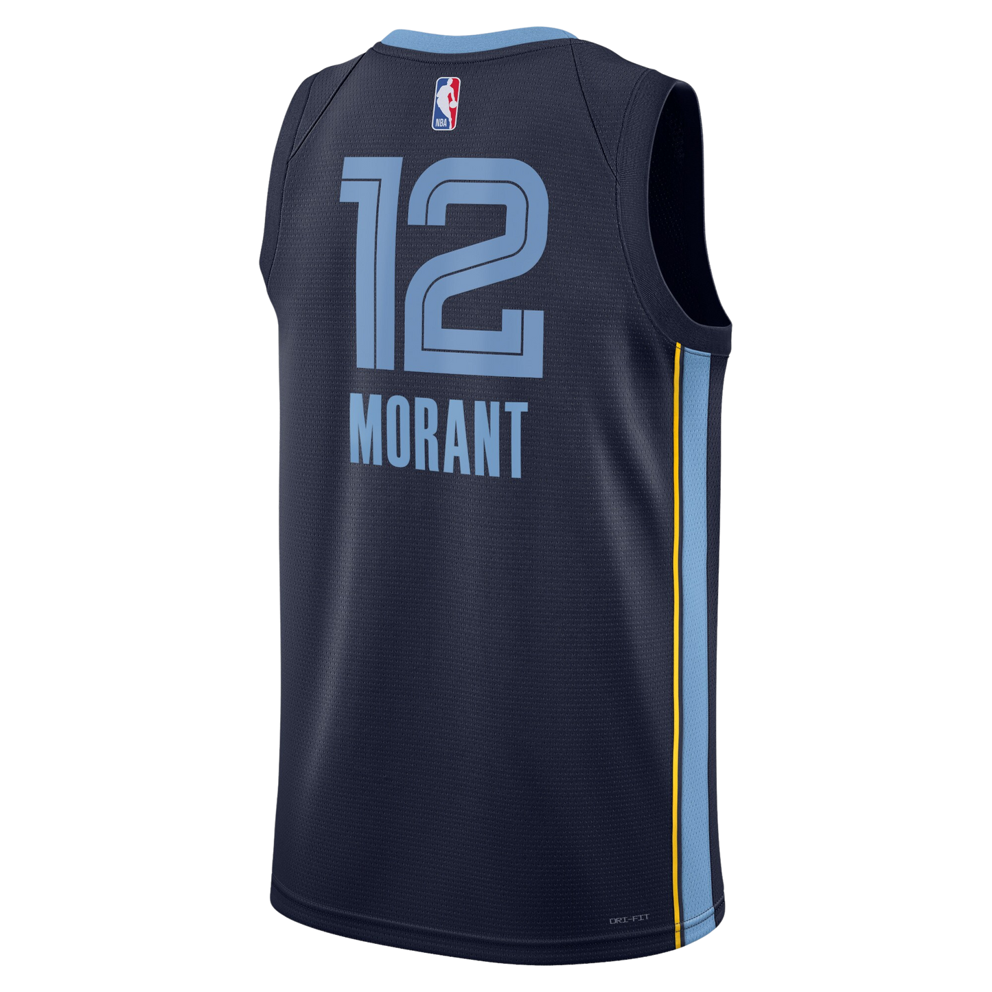Memphis Grizzlies Navy Icon Jersey Ja Morant #12