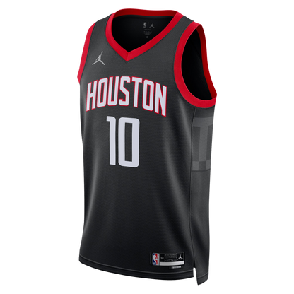 Houston Rockets Black Statement Jersey Jabari Smith Jr. #10