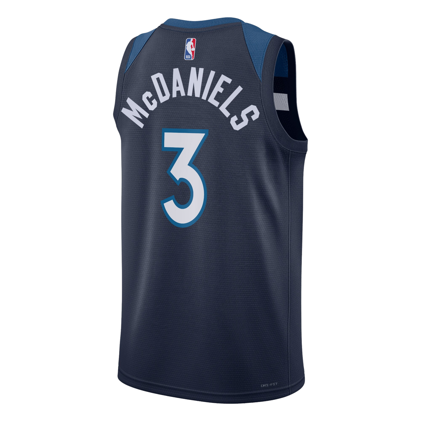 Minnesota Timberwolves Navy Icon Jersey Jaden McDaniels #3