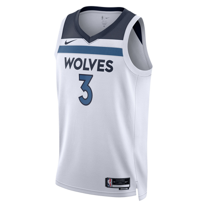 Minnesota Timberwolves White Association Jersey Jaden McDaniels #3