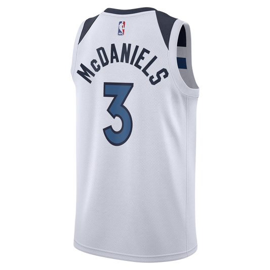 Minnesota Timberwolves White Association Jersey Jaden McDaniels #3
