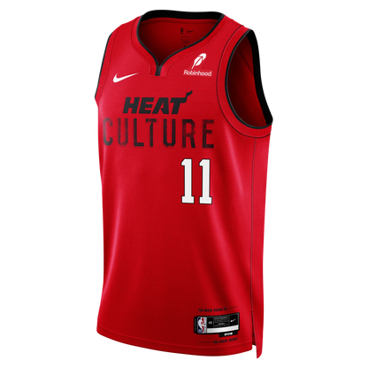 Miami Heat Red "HEAT Culture" City Jersey Jaime Jaquez Jr. #11