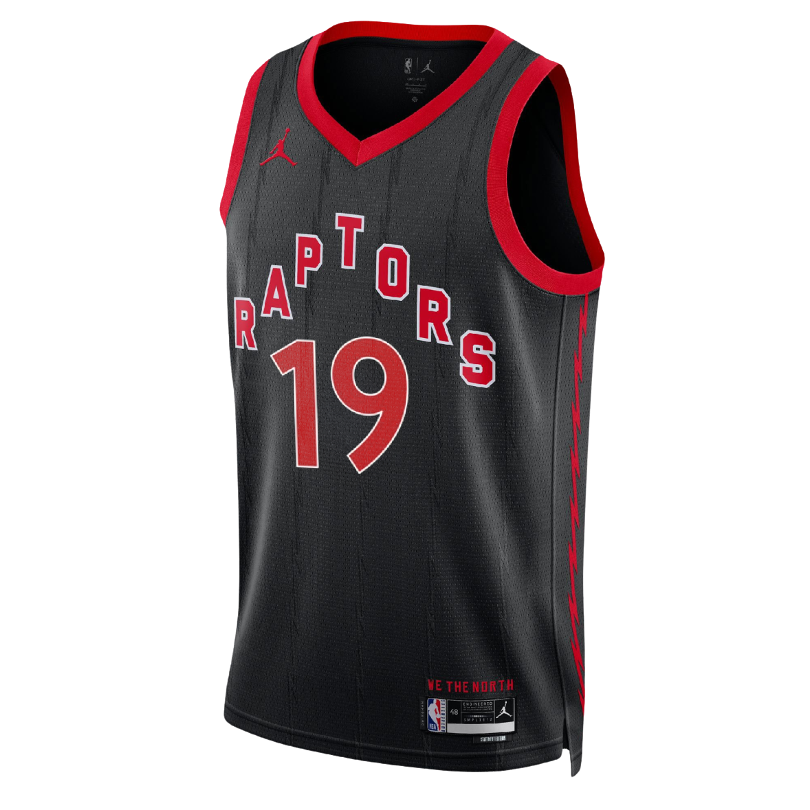 Toronto Raptors Black Statement Jersey Jakob Poeltl #19