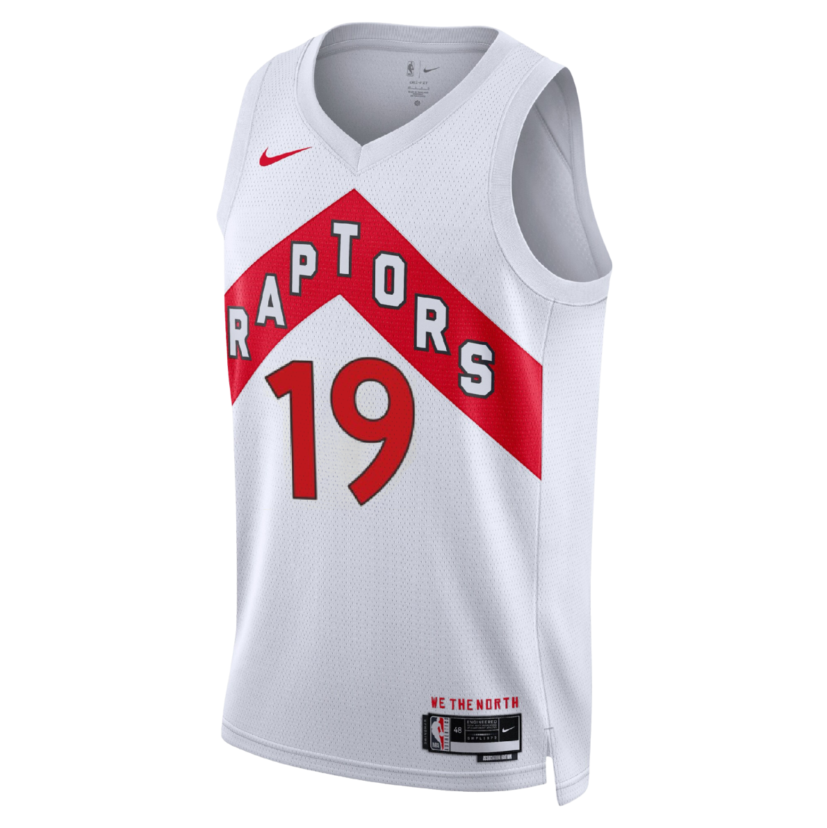 Toronto Raptors White Association Jersey Jakob Poeltl #19