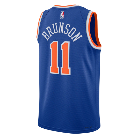 New York Knicks Blue Icon Jersey Jalen Brunson #11