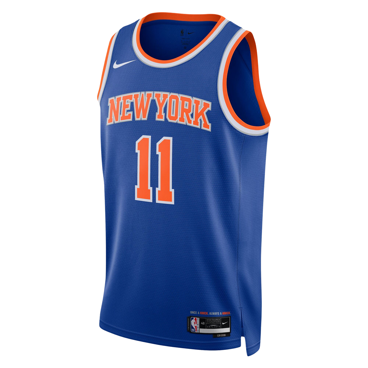 New York Knicks Blue Icon Jersey Jalen Brunson #11