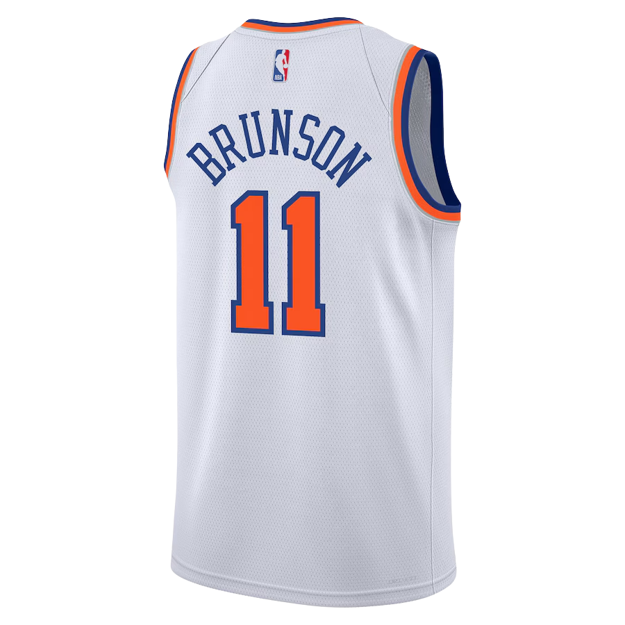 New York Knicks White Association Jersey Jalen Brunson #11