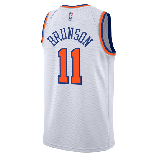 New York Knicks White Association Jersey Jalen Brunson #11