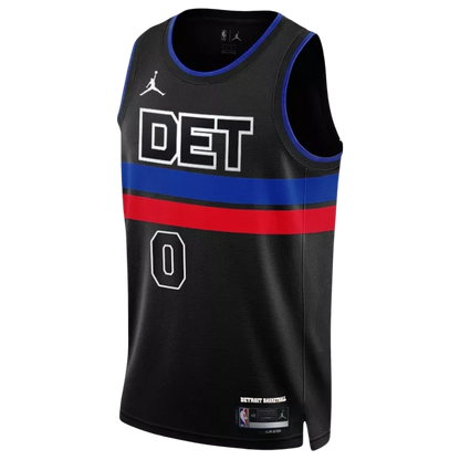 Detroit Pistons Black Statement Jersey Jalen Duren #0