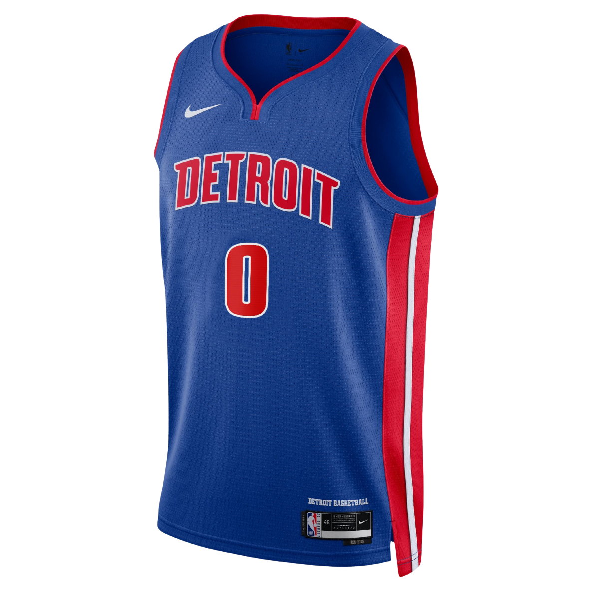 Detroit Pistons Blue Icon Jersey Jalen Duren #0