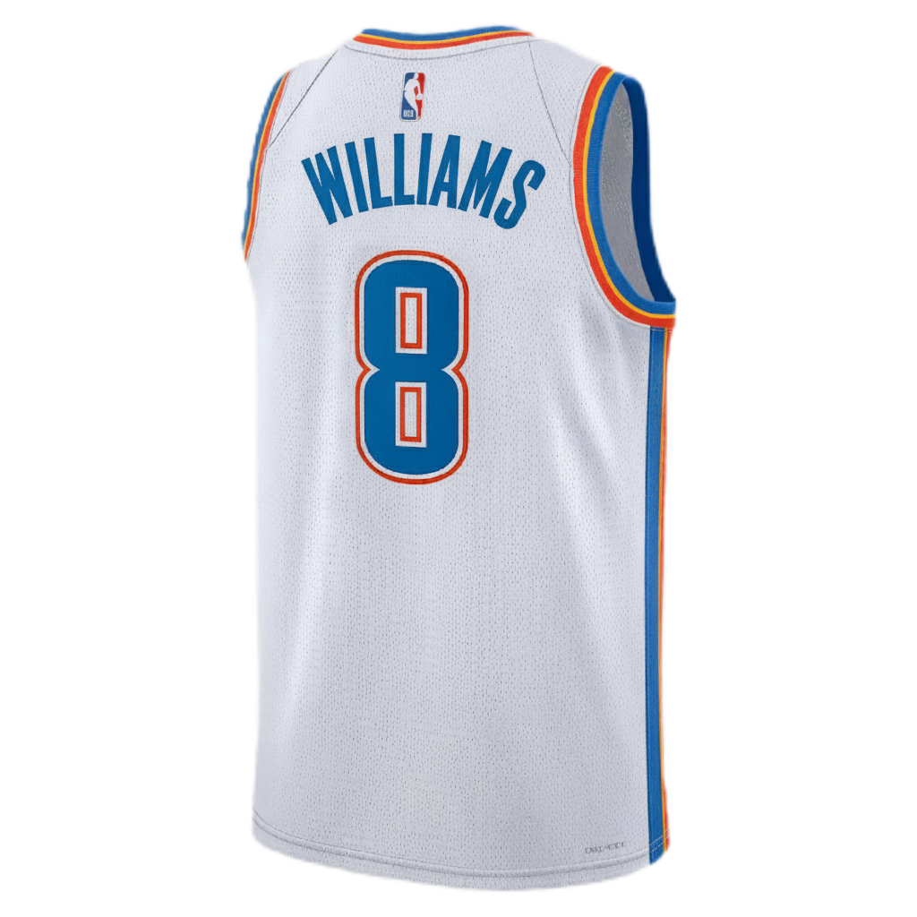 Oklahoma City Thunder White Association Jersey Jalen Williams #8