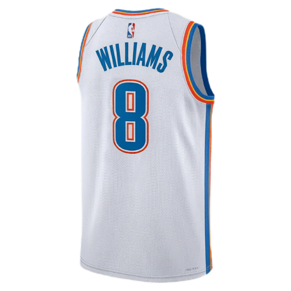 Oklahoma City Thunder White Association Jersey Jalen Williams #8