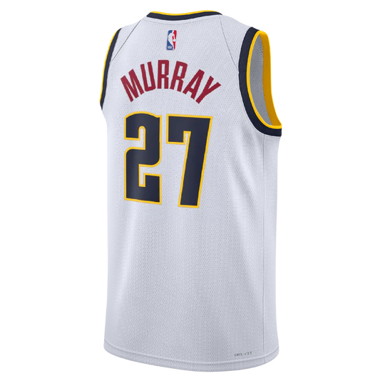 Denver Nuggets White Association Jersey Jamal Murray #27