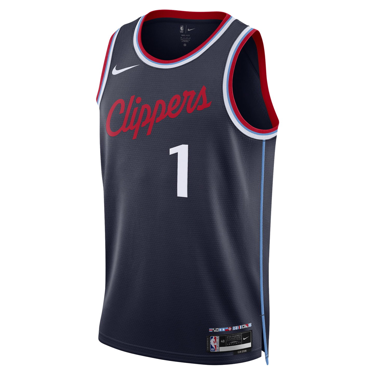LA Clippers Navy Icon Jersey James Harden #1