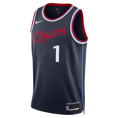 LA Clippers Navy Icon Jersey James Harden #1