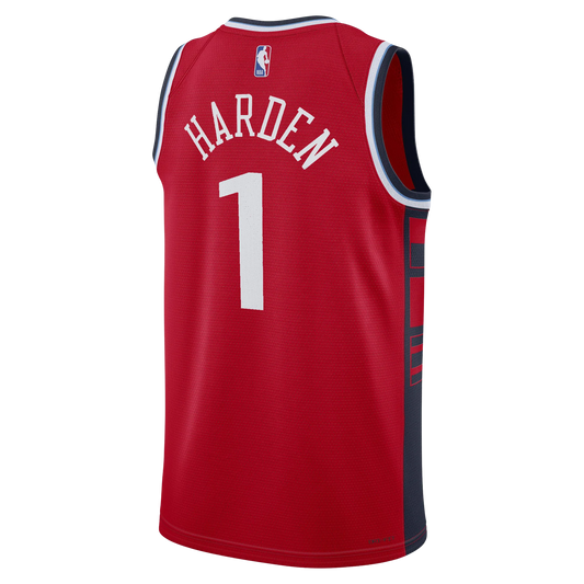 LA Clippers Red Statement Jersey James Harden #1