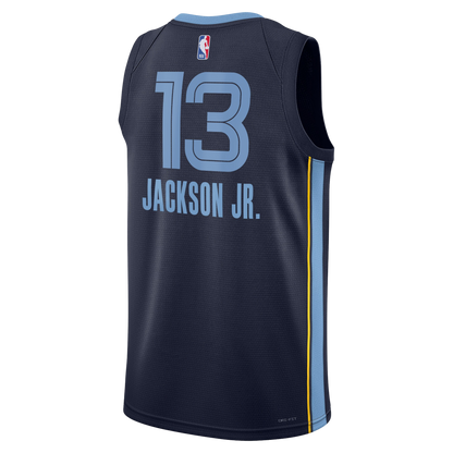 Memphis Grizzlies Navy Icon Jersey Jaren Jackson Jr. #13