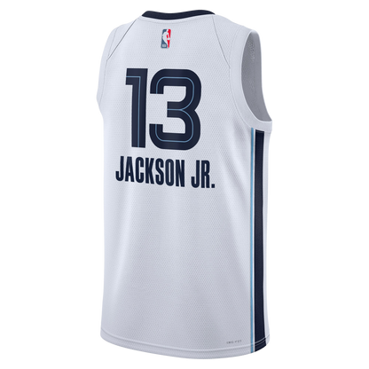 Memphis Grizzlies White Association Jersey Jaren Jackson Jr. #13