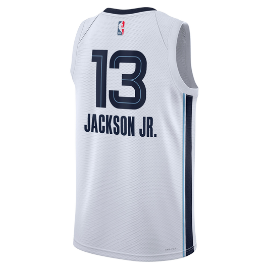 Memphis Grizzlies White Association Jersey Jaren Jackson Jr. #13