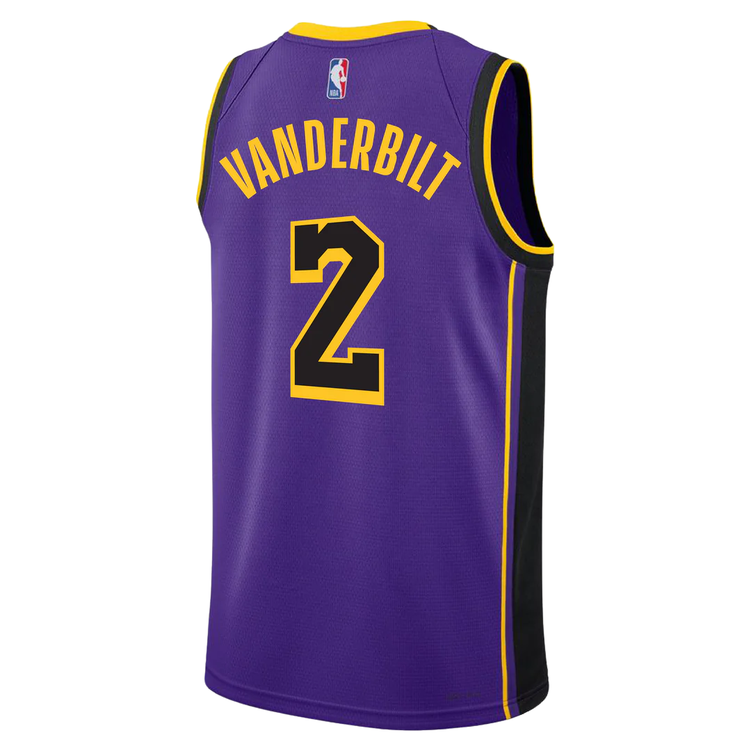 Los Angeles Lakers Purple Statement Jersey Jarred Vanderbilt #2