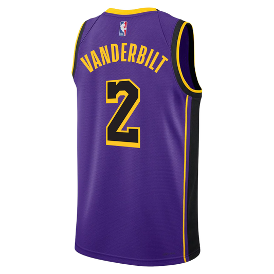 Los Angeles Lakers Purple Statement Jersey Jarred Vanderbilt #2