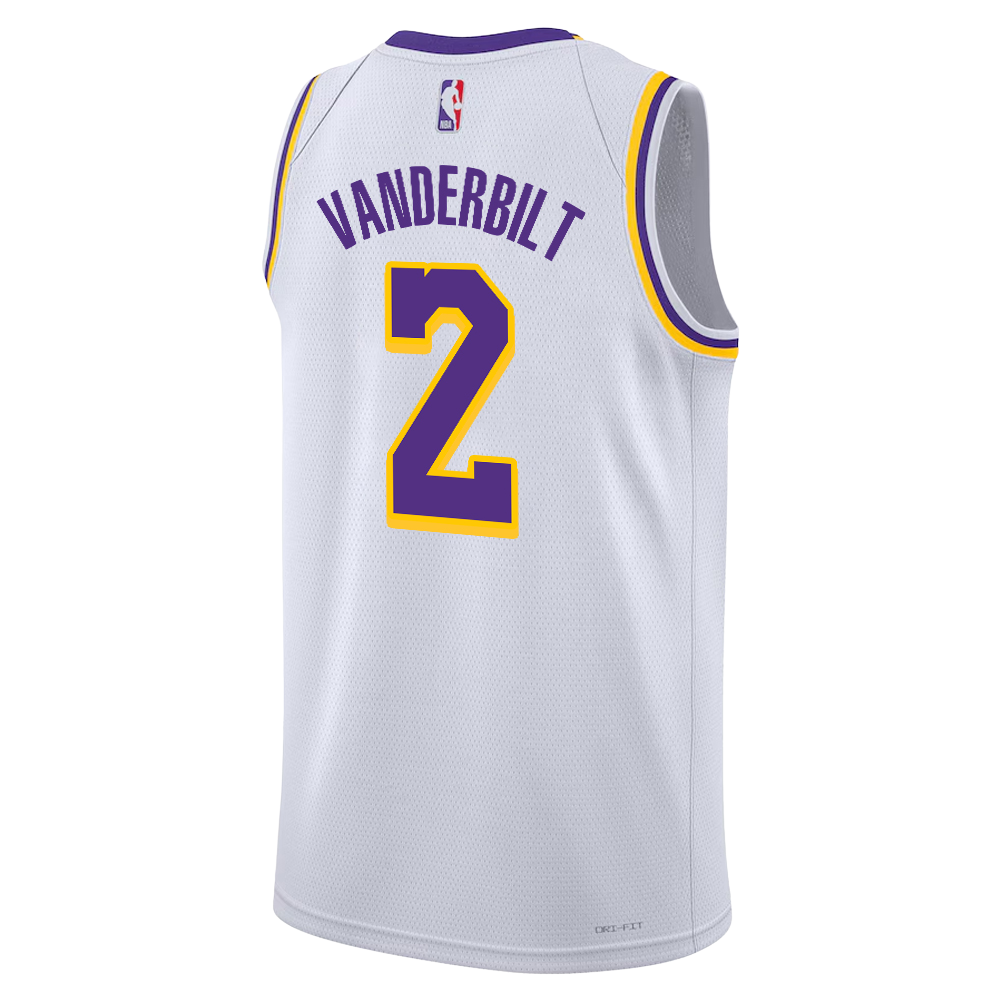 Los Angeles Lakers White Association Jersey Jarred Vanderbilt #2