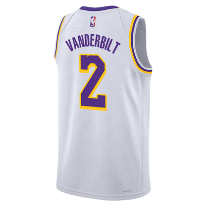 Los Angeles Lakers White Association Jersey Jarred Vanderbilt #2
