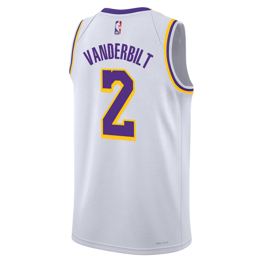 Los Angeles Lakers White Association Jersey Jarred Vanderbilt #2