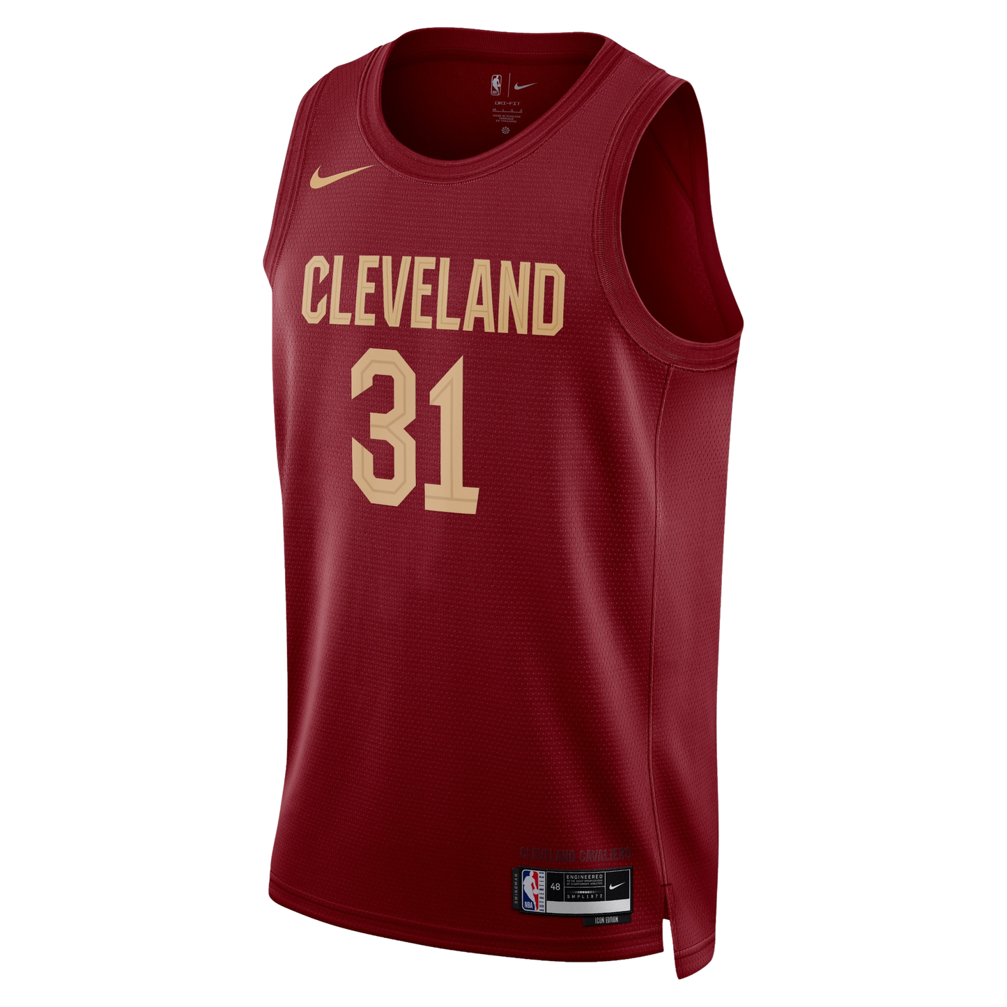 Cleveland Cavaliers Burgundy Icon Jersey Jarrett Allen #31