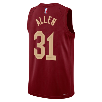 Cleveland Cavaliers Burgundy Icon Jersey Jarrett Allen #31