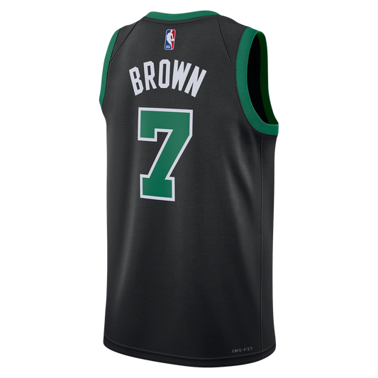 Boston Celtics Black Statement Jersey Jaylen Brown #7