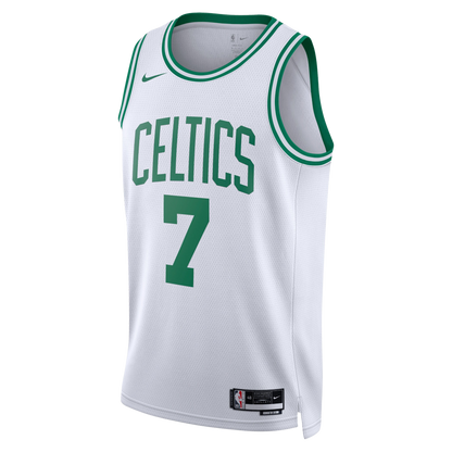 Boston Celtics White Association Jersey Jaylen Brown #7