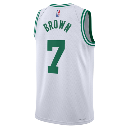 Boston Celtics White Association Jersey Jaylen Brown #7
