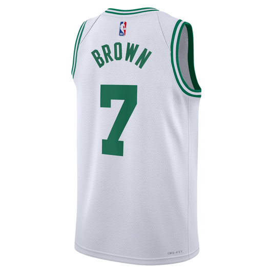 Boston Celtics White Association Jersey Jaylen Brown #7