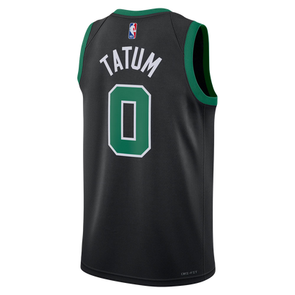 Boston Celtics Black Statement Jersey Jayson Tatum #0
