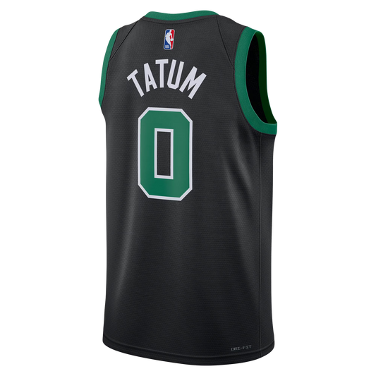 Boston Celtics Black Statement Jersey Jayson Tatum #0