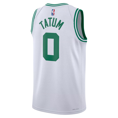 Boston Celtics White Association Jersey Jayson Tatum #0