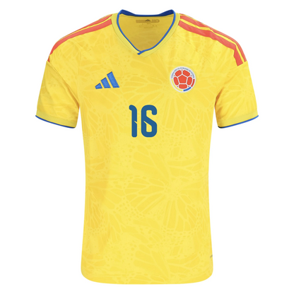 Colombia 2026 Home Jersey Jefferson Lerma #16