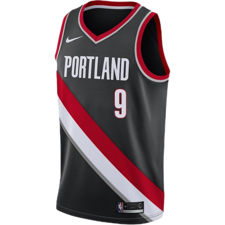 Portland Trail Blazers Black Icon Jersey Jerami Grant #9