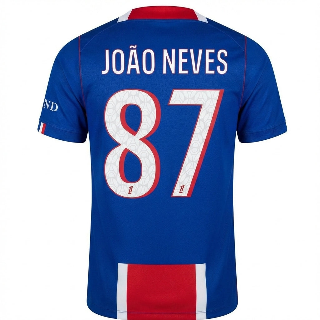 PSG 26/27 Home Jersey João Neves #87