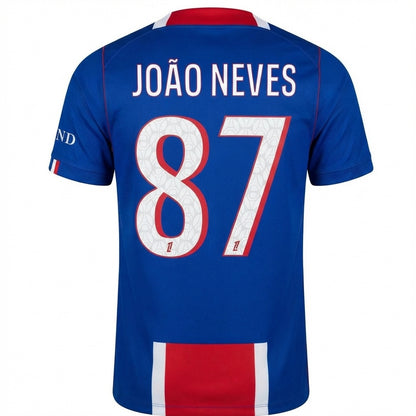 PSG 26/27 Home Jersey João Neves #87