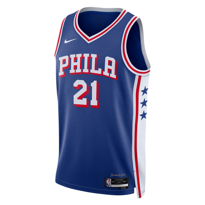 Philadelphia 76ers Blue Icon Jersey Joel Embiid #21
