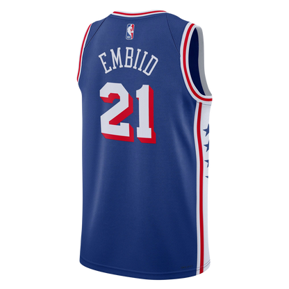 Philadelphia 76ers Blue Icon Jersey Joel Embiid #21