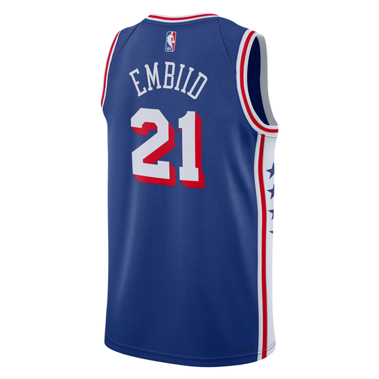 Philadelphia 76ers Blue Icon Jersey Joel Embiid #21