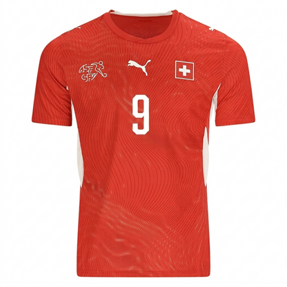 Switzerland 2026 Home Jersey Johan Manzambi #9
