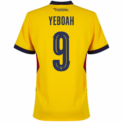 Ecuador 2026 Home Jersey John Yeboah #9