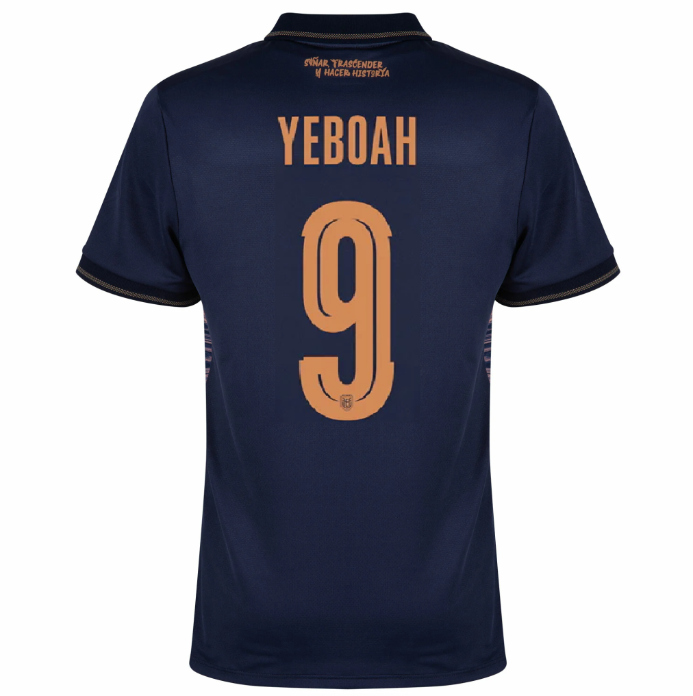 Ecuador 2026 Away Jersey John Yeboah #9