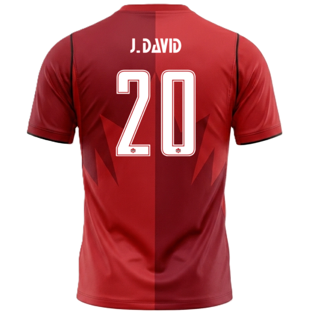 Canada 2026 Home Jersey Jonathan David #20